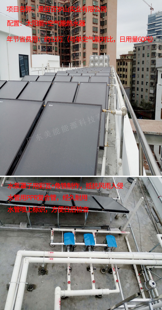 宿舍太陽(yáng)能熱水工程